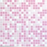 Листовые ПВХ Мозаика розовая
